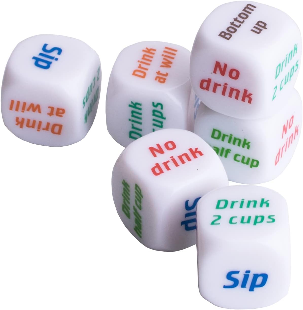 12Pcs Drinking Dice Rolling De - огляд і ціна Party Games Bachelorette