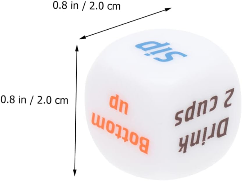 12Pcs Drinking Dice Rolling De - огляд і ціна Party Games Bachelorette