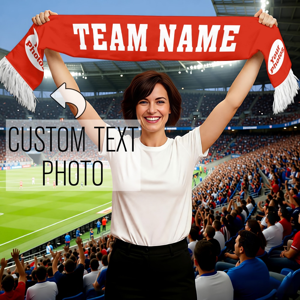 1pc Custom Team Fan Scarf - Pe - огляд і ціна Party Games Name