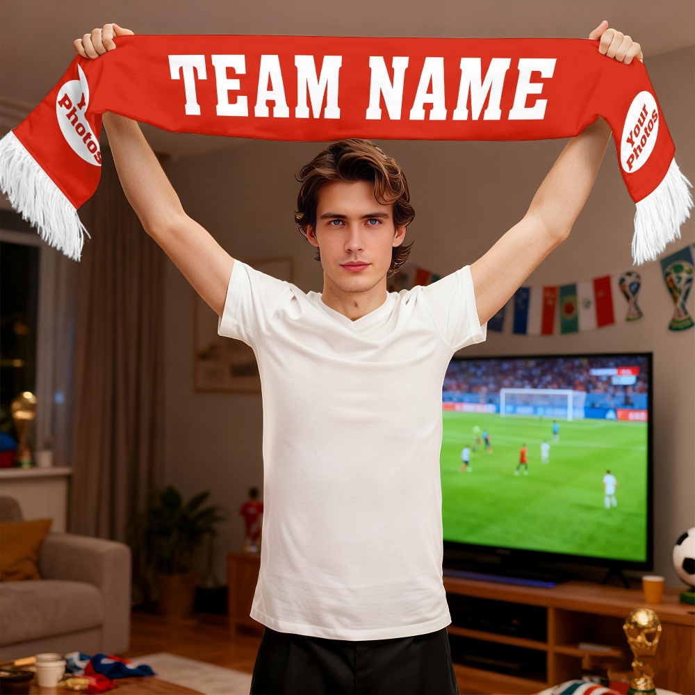 1pc Custom Team Fan Scarf - Pe - огляд і ціна Party Games Name