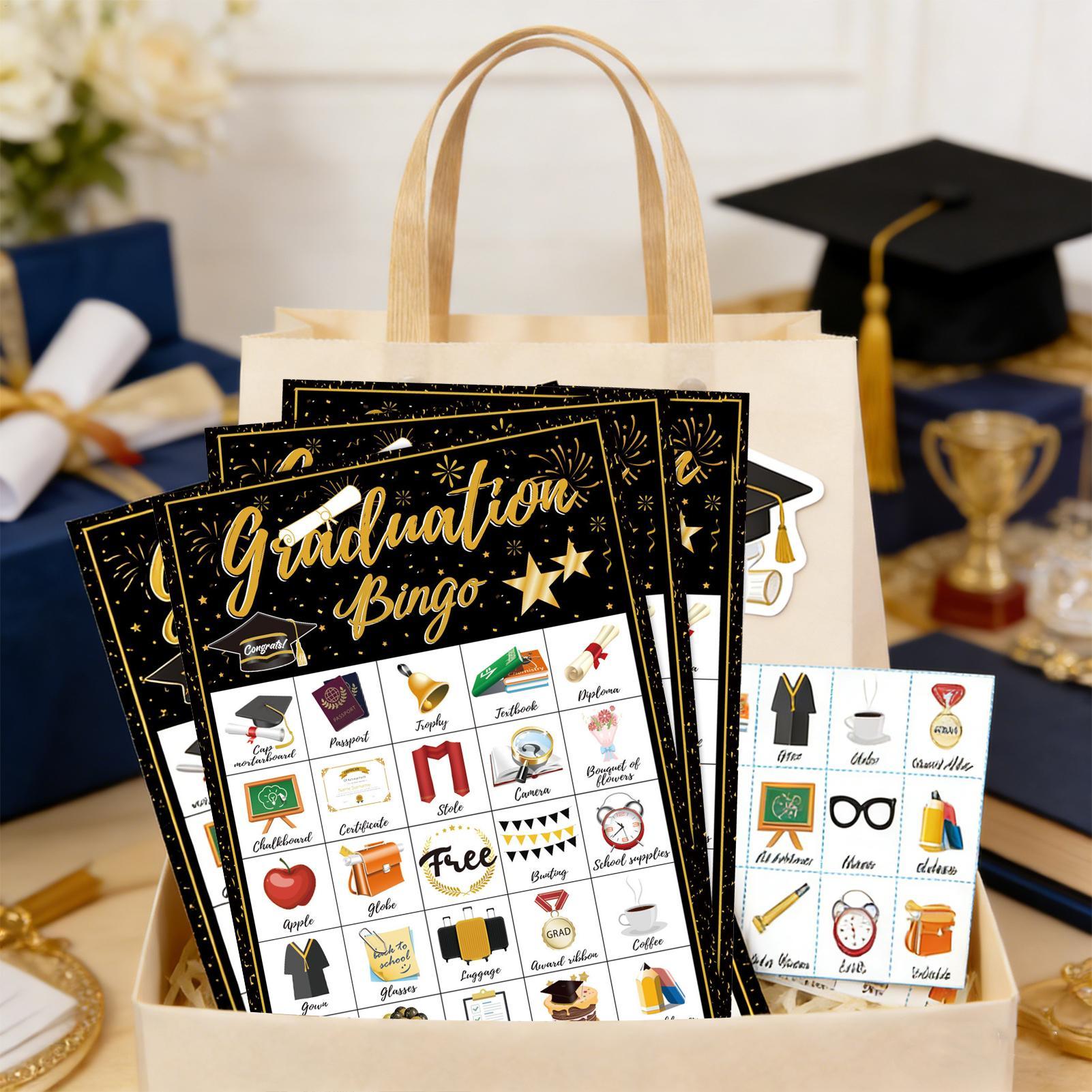 Graduation Bingo Game Cards 24 - огляд і ціна Party Games College
