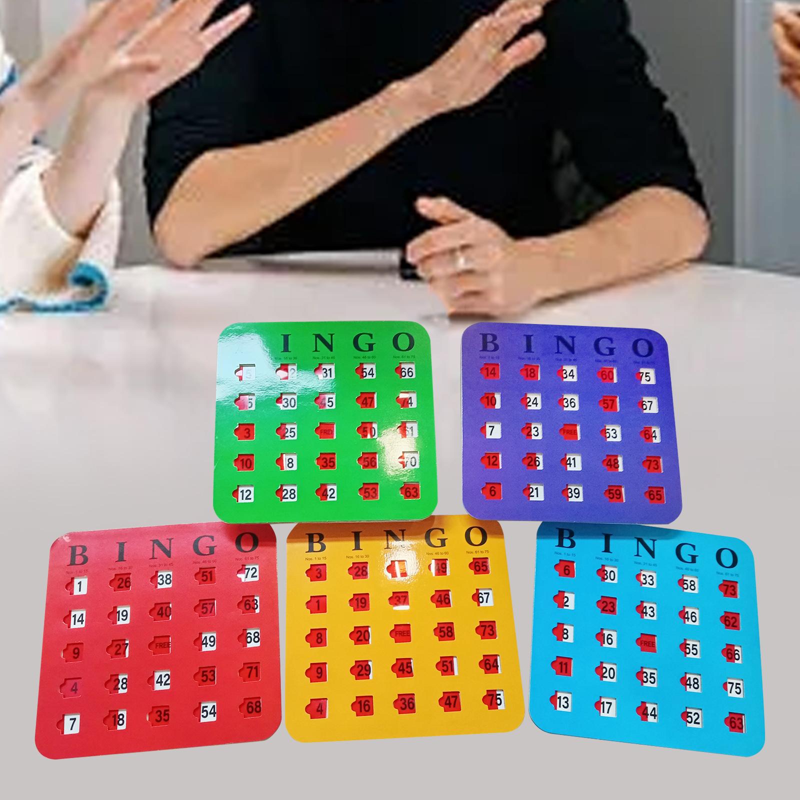 5 Pieces Bingo Game Cards Larg - огляд і ціна Party Games For Adults Large Group