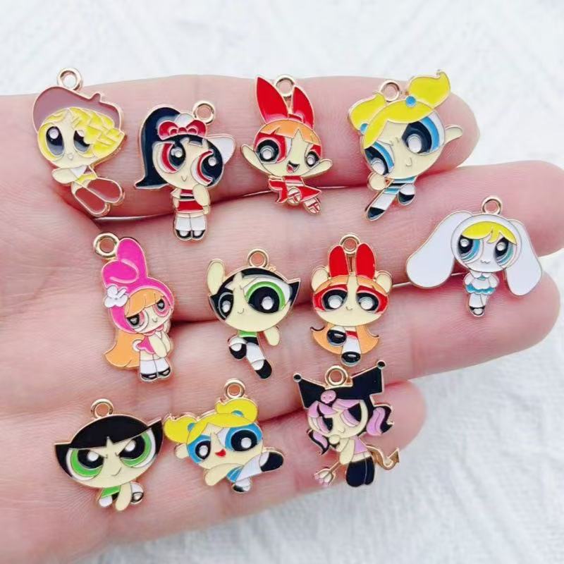 10pcs Alloy Oil-Dripping Carto - огляд і ціна Party Games Girls