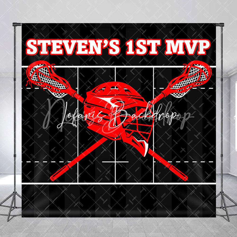 Custom Name Black Red Lacrosse - огляд і ціна Party Games Name