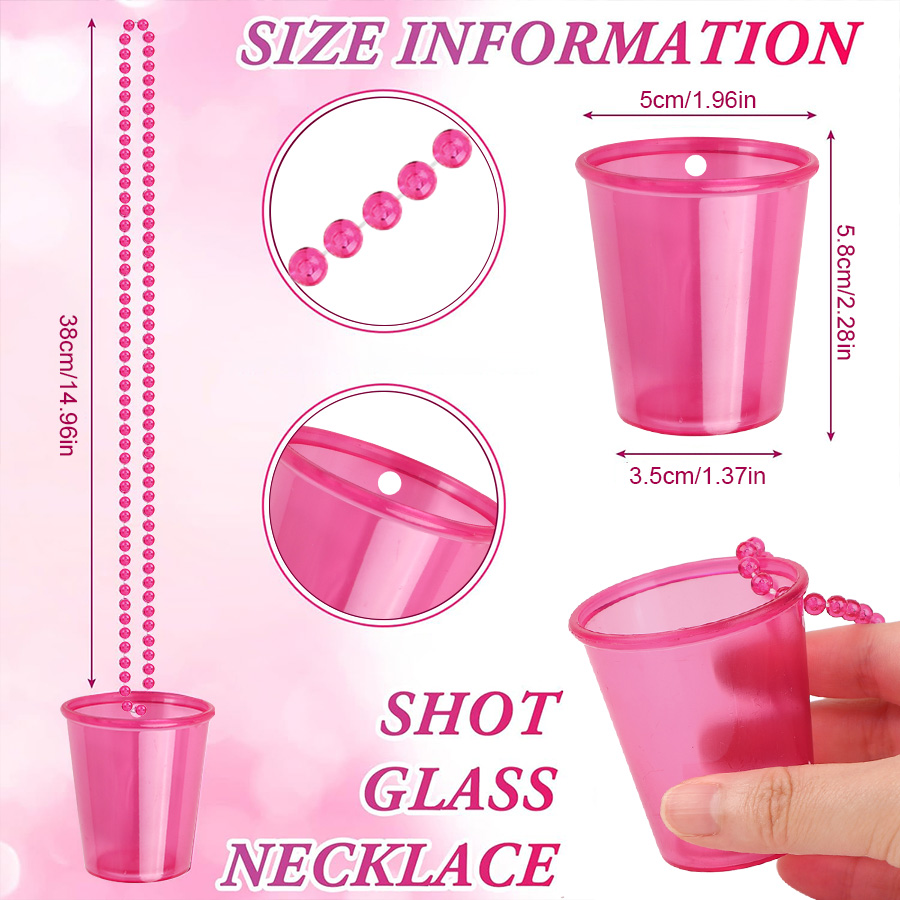 12pcs Beaded Necklace Plastic  - огляд і ціна Party Games Bachelorette
