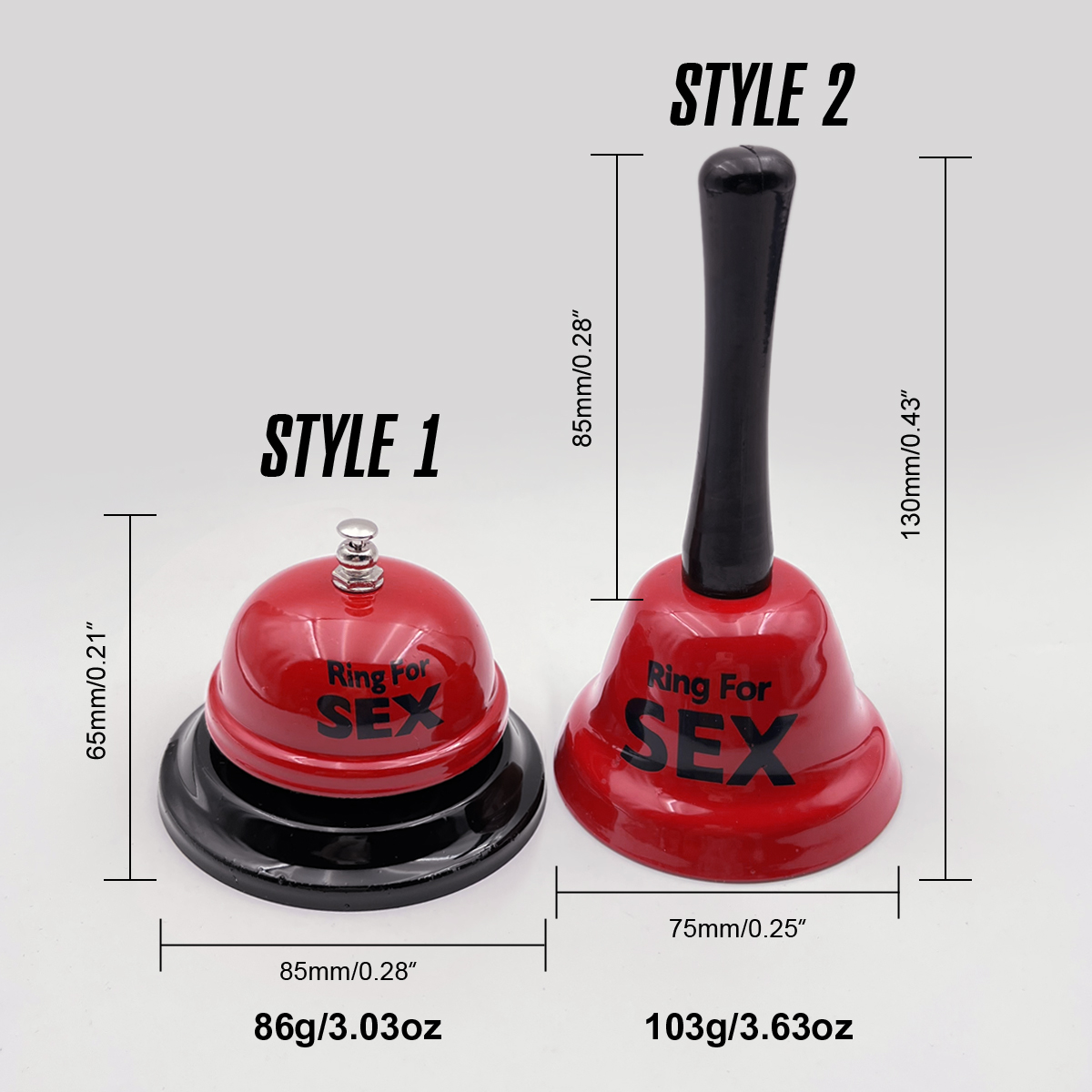 1pcs, Sex Bell Ring Toy, Game  - огляд і ціна Party Games Bachelorette