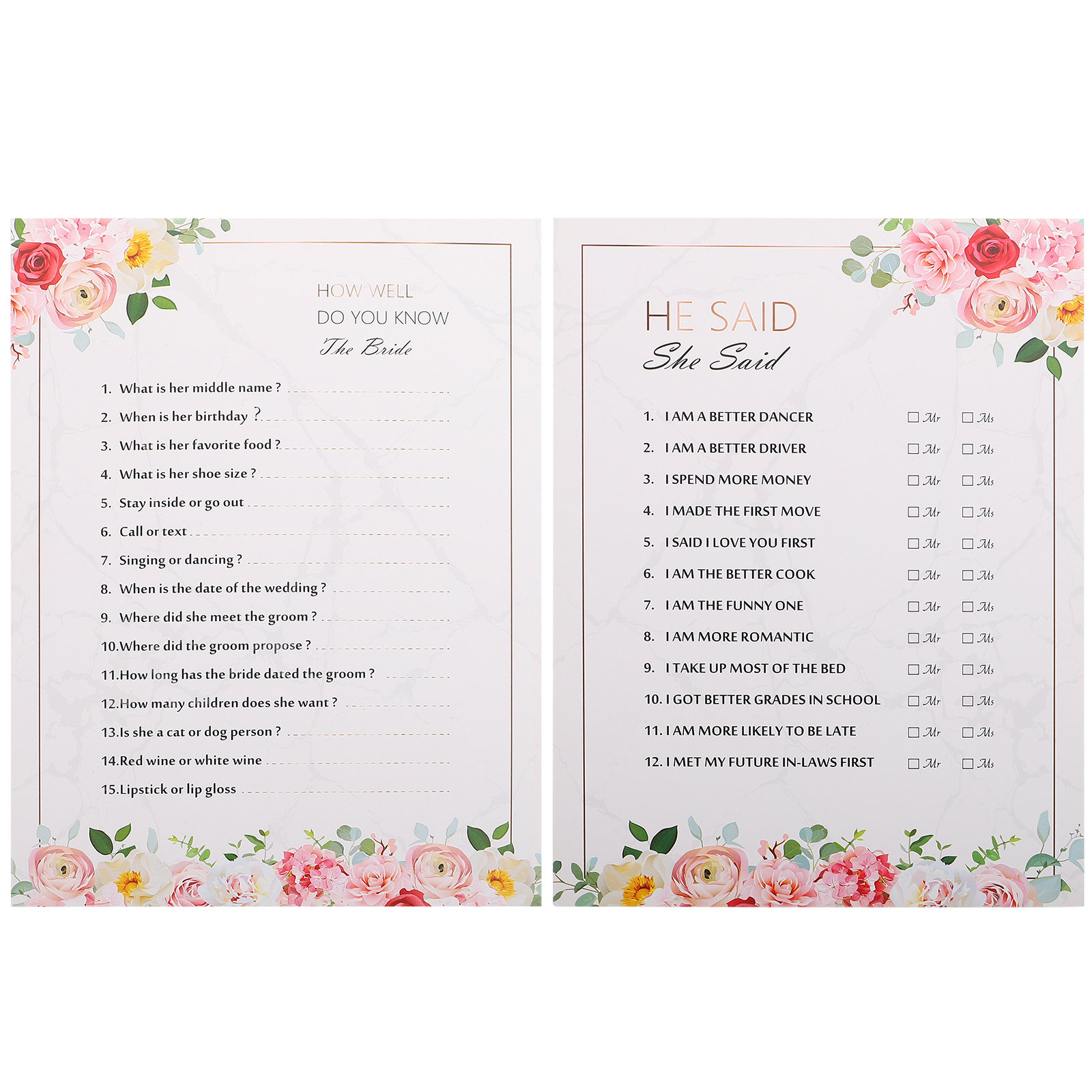 20Pcs Question Game Cards Uniq - огляд і ціна Party Games Bachelorette
