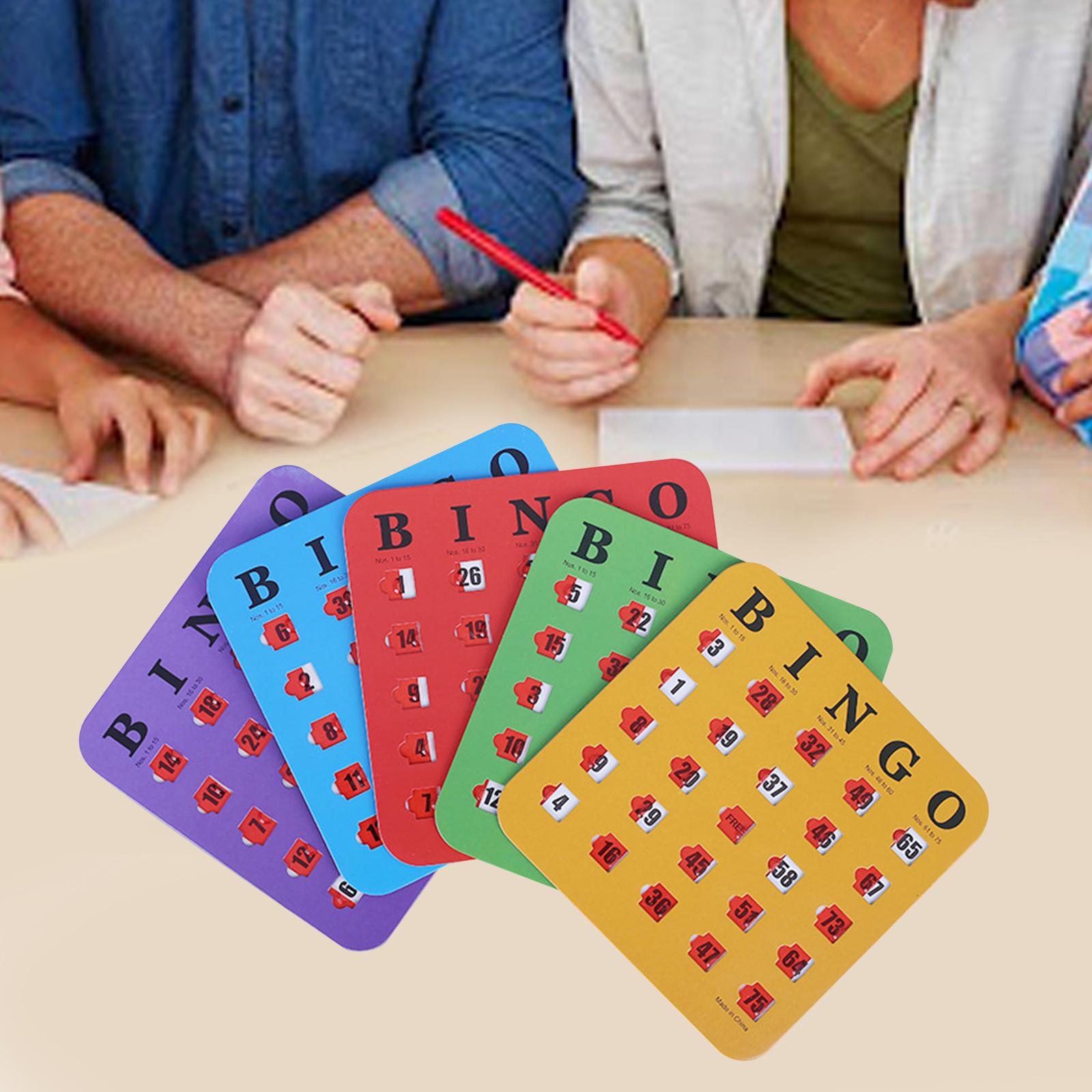 5 Pieces Large Print Bingo Car - огляд і ціна Party Games For Adults Large Group