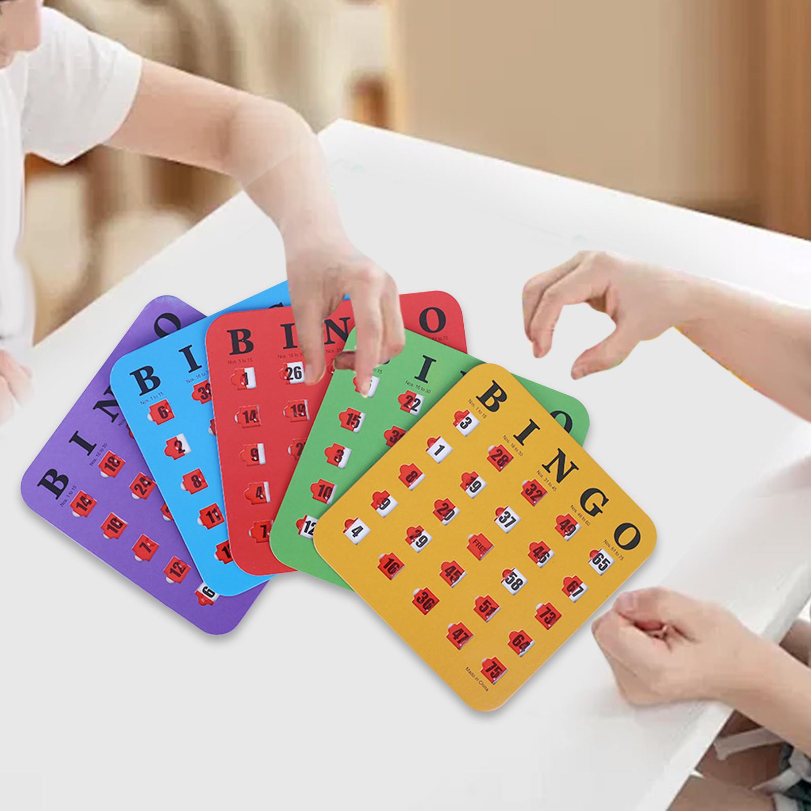 5 Pieces Large Print Bingo Car - огляд і ціна Party Games For Adults Large Group